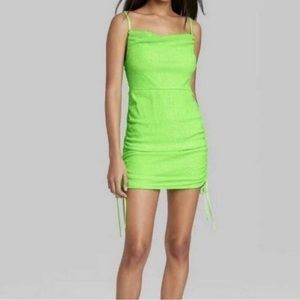 Wild Fable Women's Dress
Sleeveless Ruched Side...